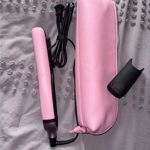 Ghd Platinum + 1” Flat Iron Fondant Pink EUC